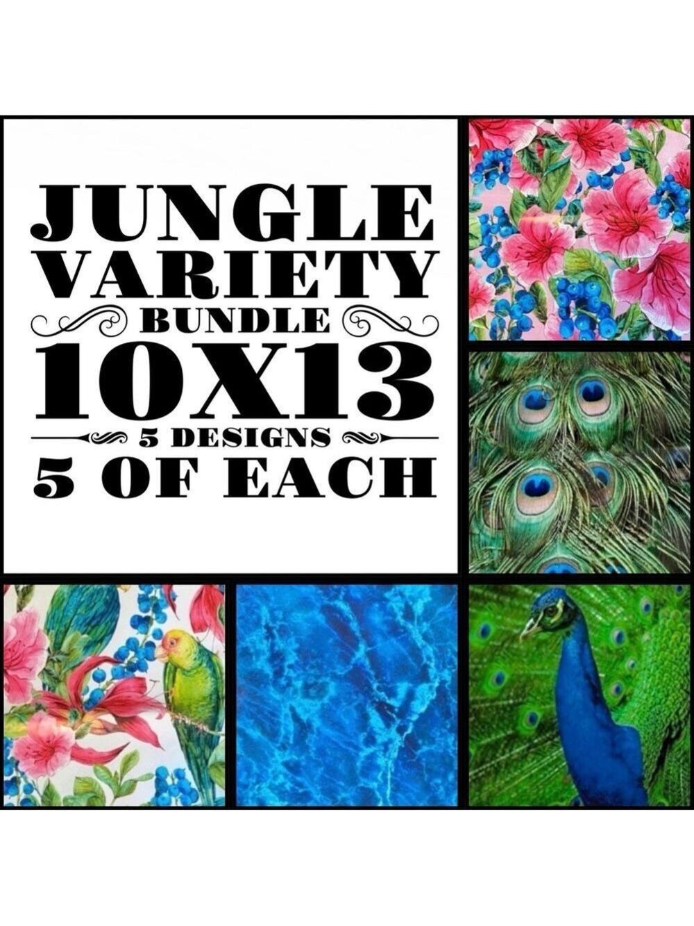 25 10x13 Jungle Poly Mailers Variety Bundle - Picture 2 of 7